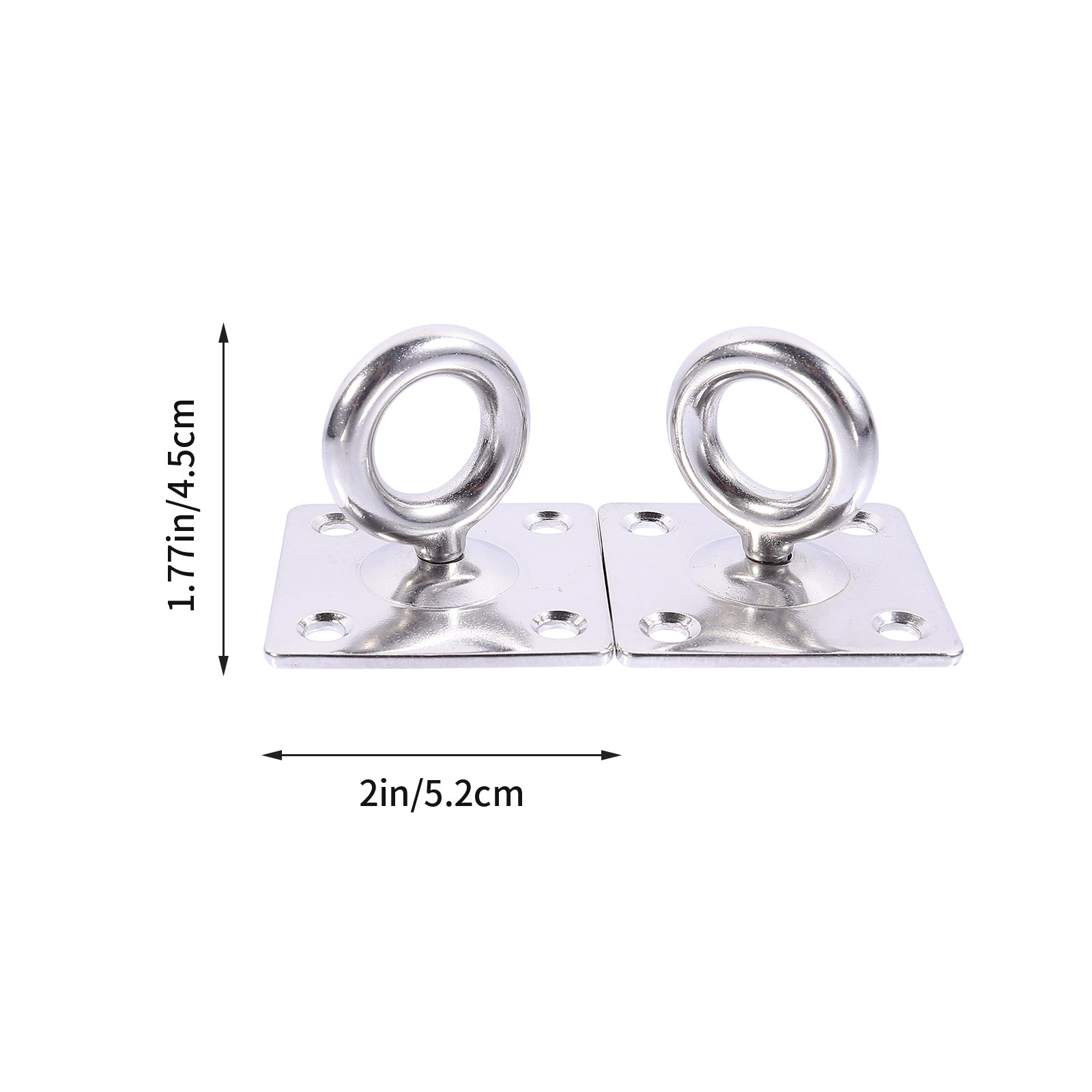 2Pcs Suspension Ceiling Hook M - Gymnastic Ring recension och pris